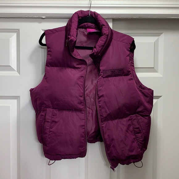 Nwot Forever 2 X Pantone Puffer Vest 
